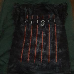 🔴 Twenty one pilots clique tie dye shirt sz S